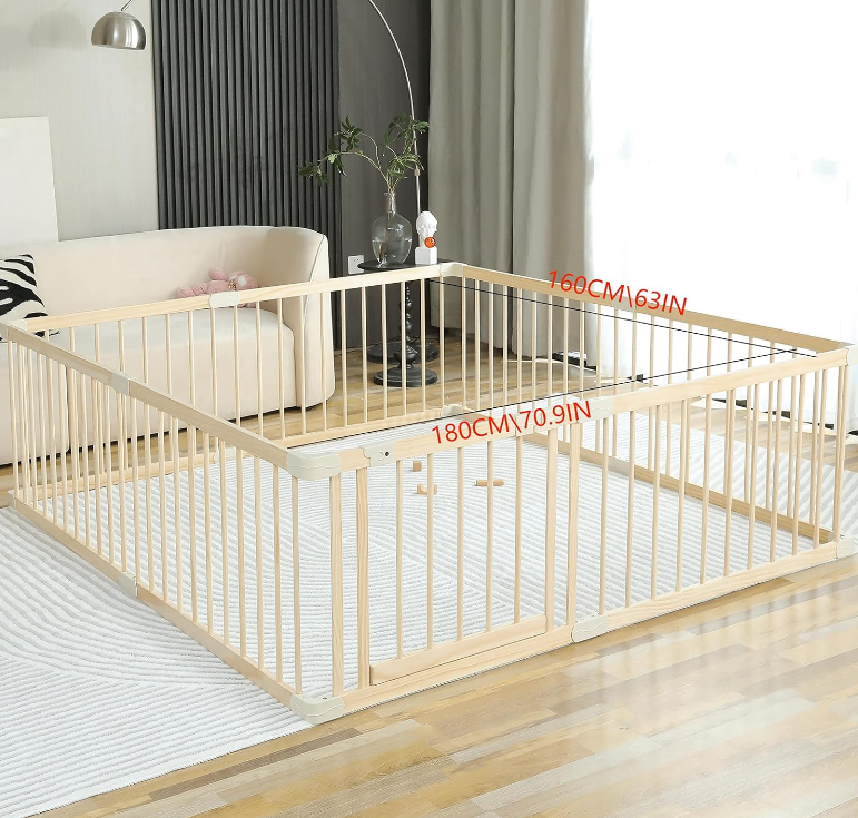 CORRAL DE MADERA AJUSTABLE 160-180/170cm