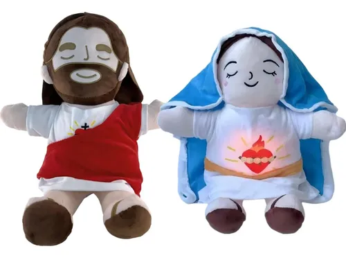 PELUCHE DE JES&Uacute;S Y LA VIRGEN MAR&Iacute;A