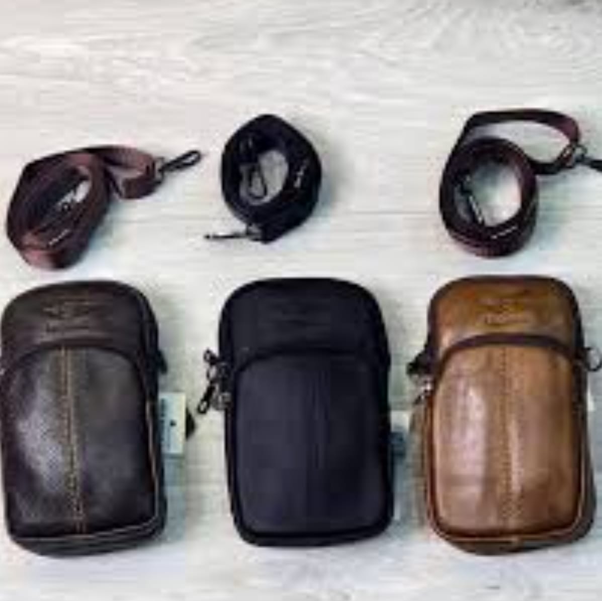 BANDOLERA MASCULINA DE CUERO